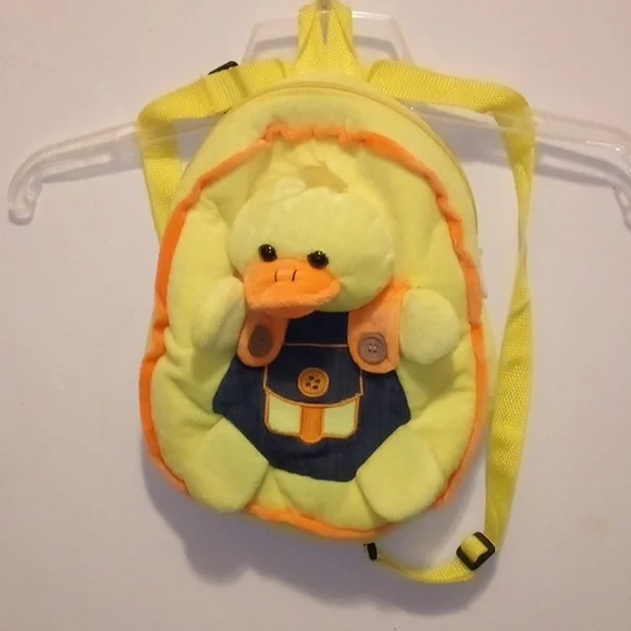 Mini Duck Backpack Plush Plushie For Kids (Yellow) #100 - Picture 1 of 5